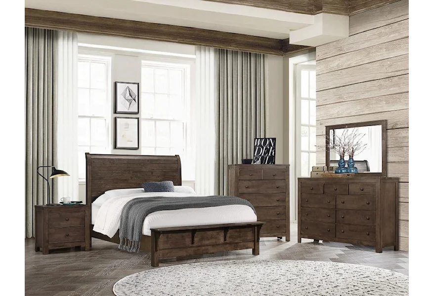 Ashton Hills King Size Bed by Emerald at Darvin Furniture