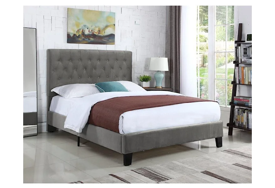 Amelia Full Upholstered Bed by Emerald at Rife's Home Furniture