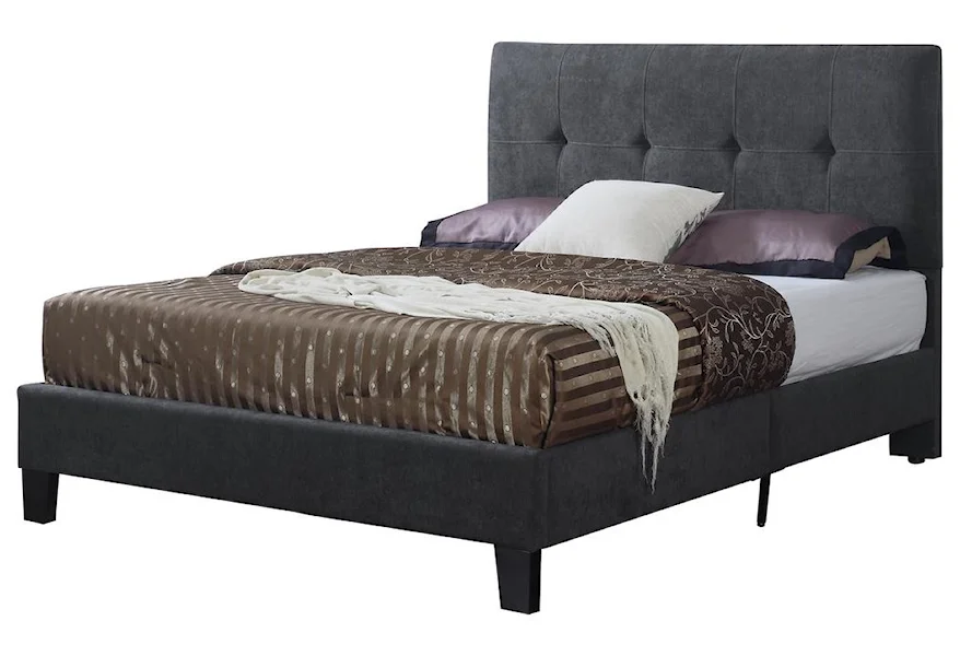 Harper Queen Upholstered Bed by Emerald at Rife's Home Furniture