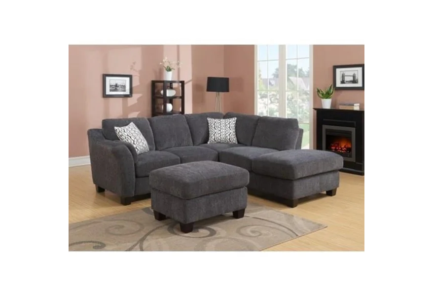 Clayton  Sectional Sofa by Emerald at Miller Waldrop Furniture and Decor