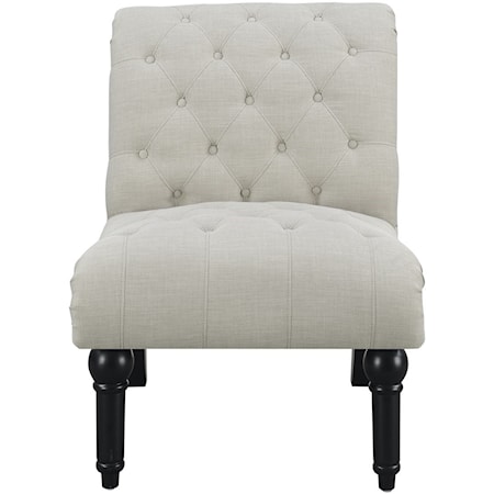 Armless Accent Chair