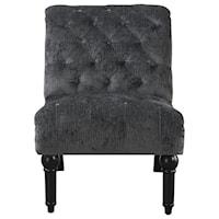 Traditional Armless Accent Chair