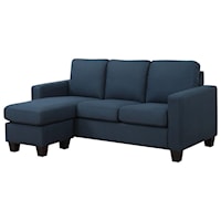 Transitional Sectional Sofa with Chaise