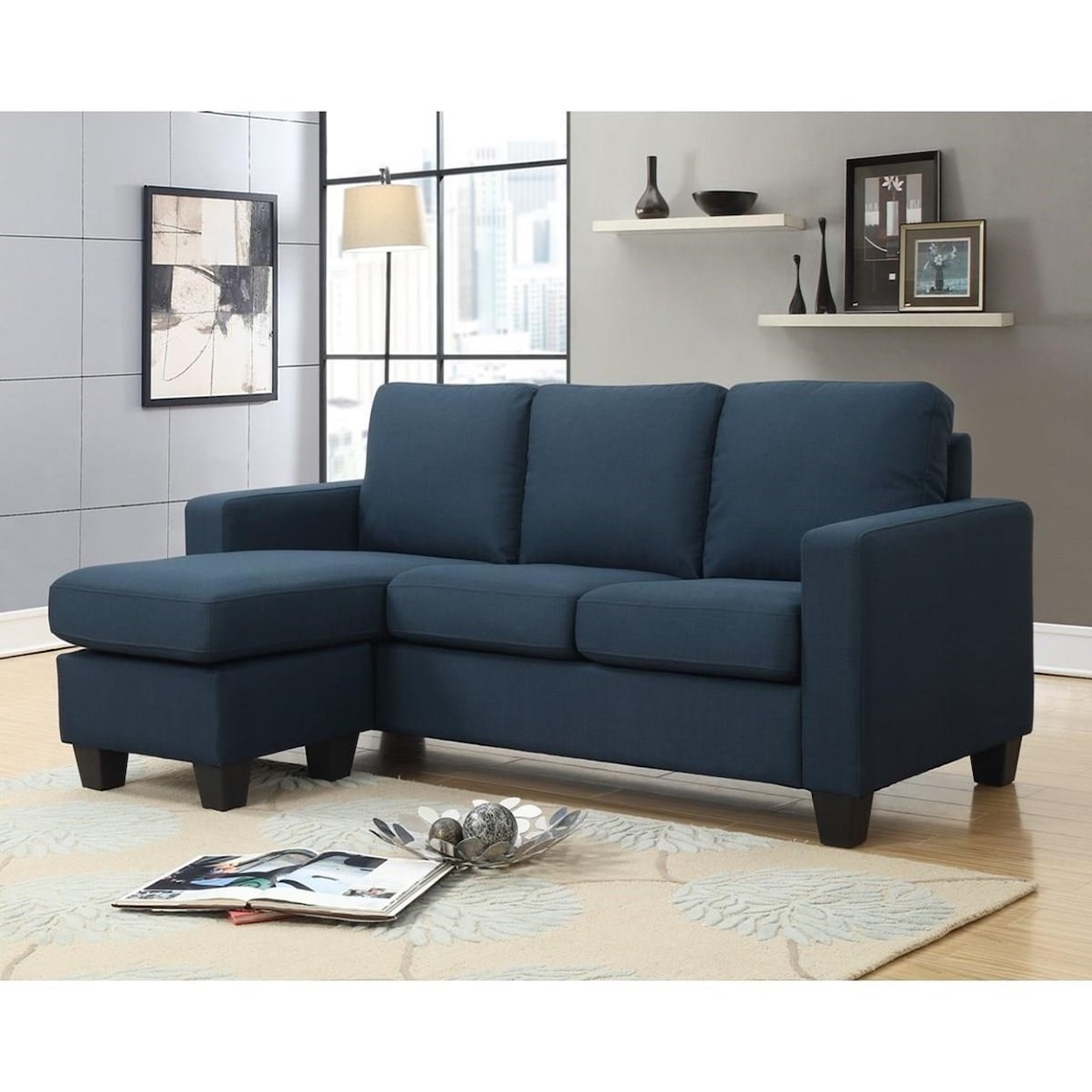 Emerald Nix Sectional Sofa with Chaise
