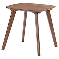 End Table with Rounded Edges
