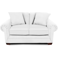 Traditional Rolled Arm Loveseat