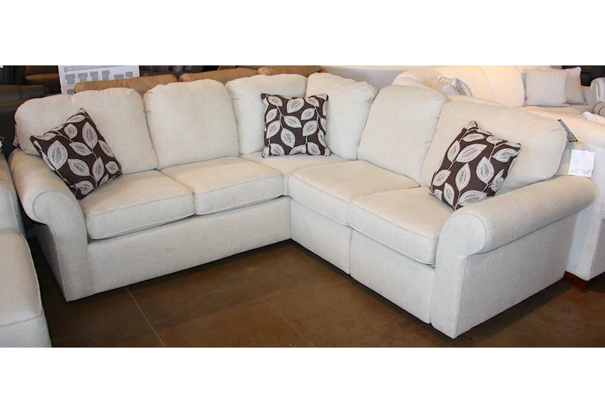Malibu 2 PC Sectional with Power Recliner by England at Reeds Furniture