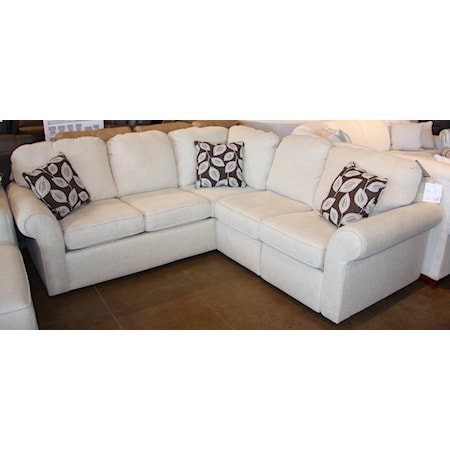 2 PC Sectional with Power Recliner