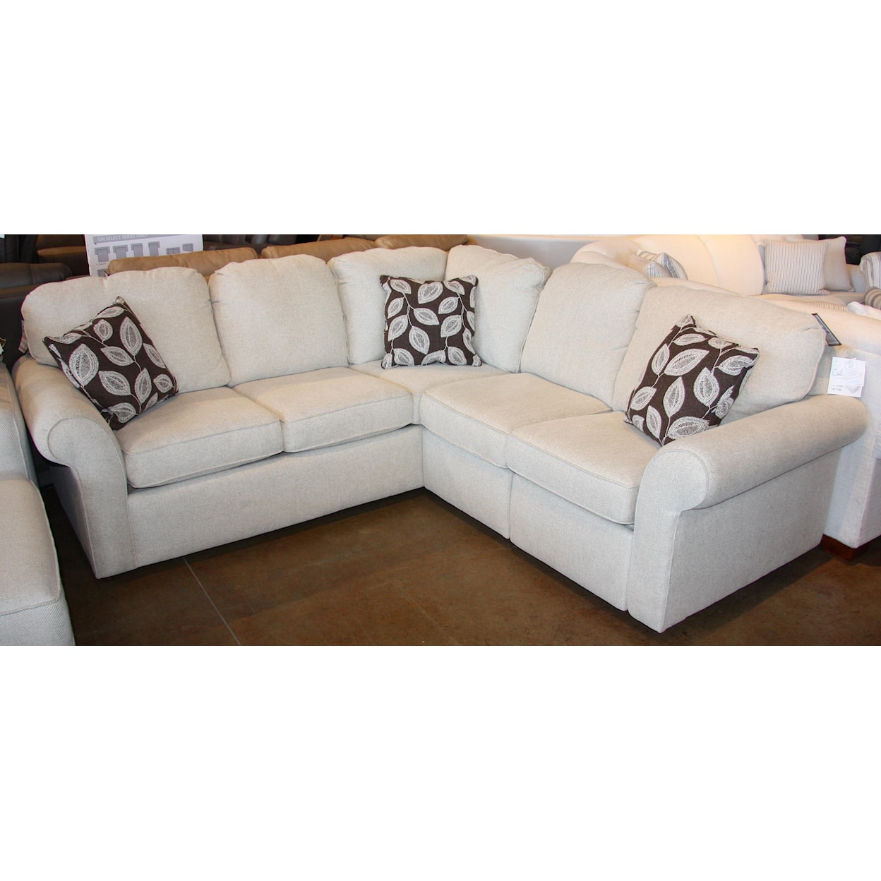 England Malibu 2 PC Sectional with Power Recliner