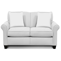 Traditional Rolled Arm Twin Sleeper Sofa