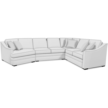 3 PC Sectional with Cuddler