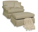 England Cambria Chair and Ottoman