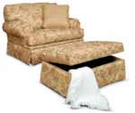 England Cambria Chair and Ottoman