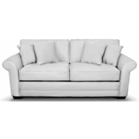 Traditional Rolled Arm Queen Sleeper Sofa