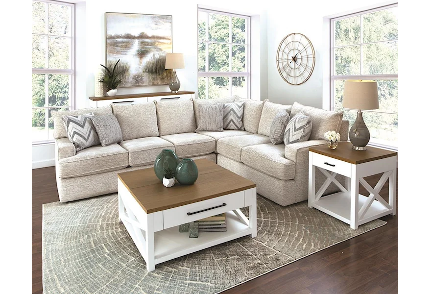 Anderson 2 PIECE SECTIONAL by England at Darvin Furniture