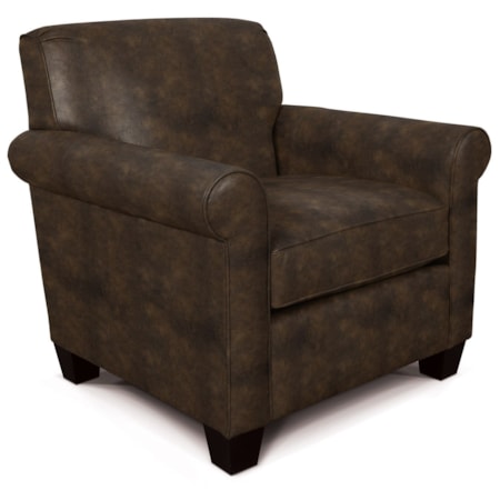 Casual Rolled Arm Chair