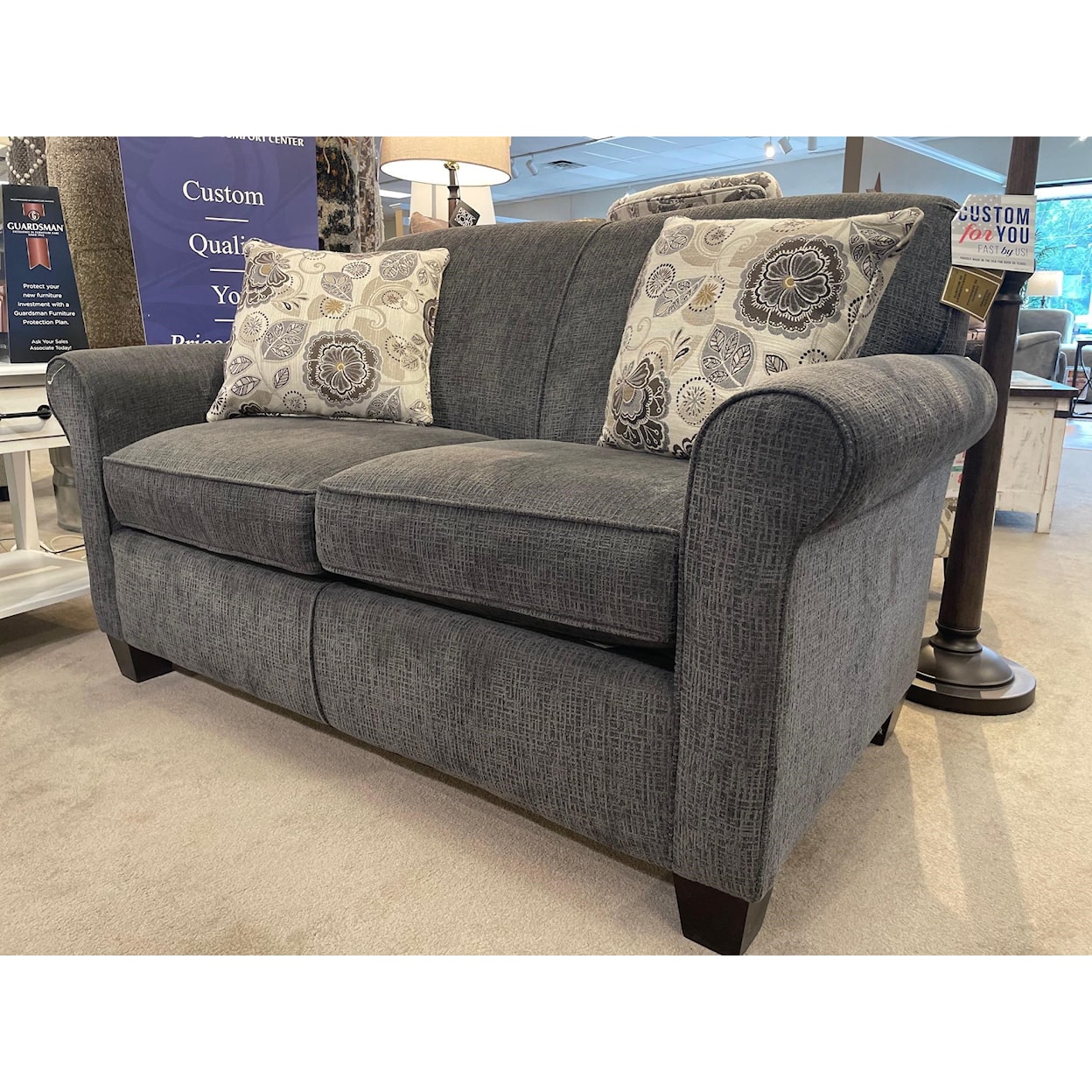 England 4630/LS Series Rolled Arm Loveseat