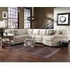 Tennessee Custom Upholstery 5630 Series 5 Seat Sectional Sofa Cuddler
