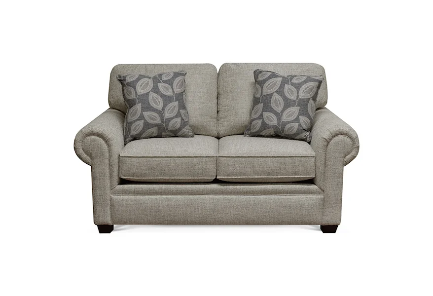 Brett Rolled Arm Loveseat by England at Gill Brothers Furniture & Mattress