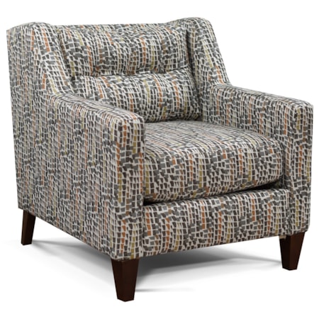 Tufted Back Chair