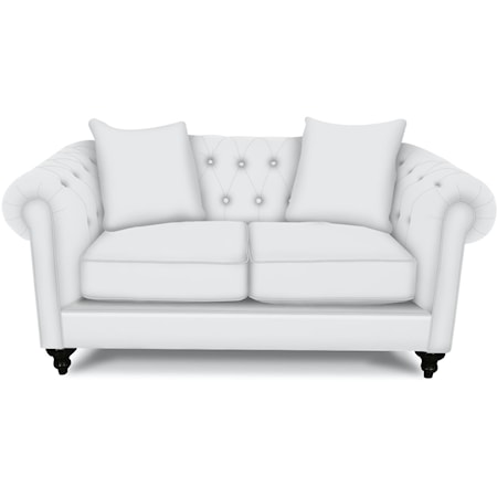 Chesterfield Loveseat with Nailheads