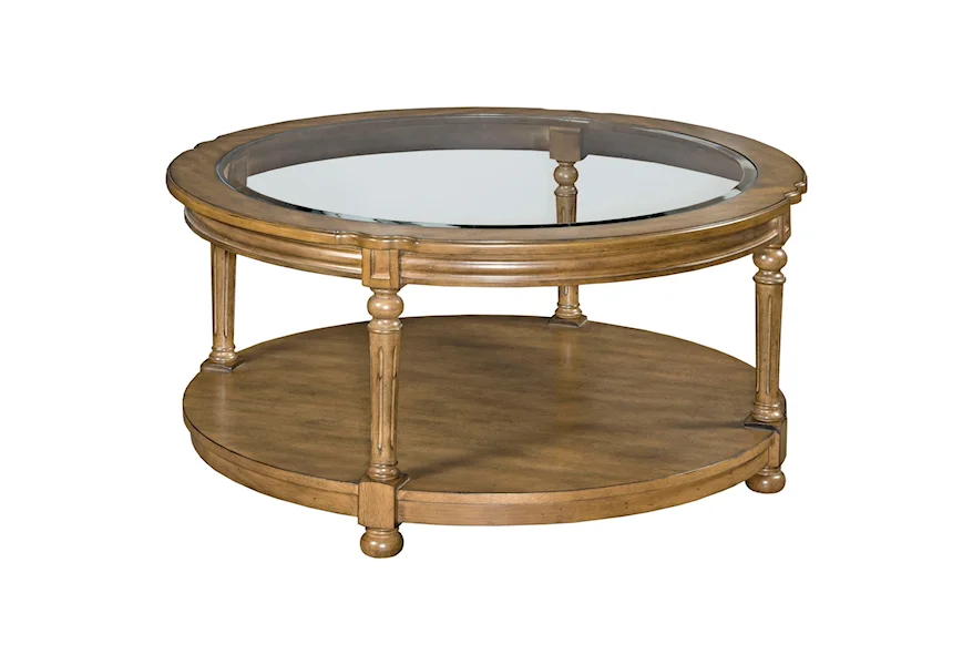 Candlewood Round Cocktail Table by England at Westrich Furniture & Appliances