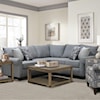 Dimensions Clementine Sectional Sofa