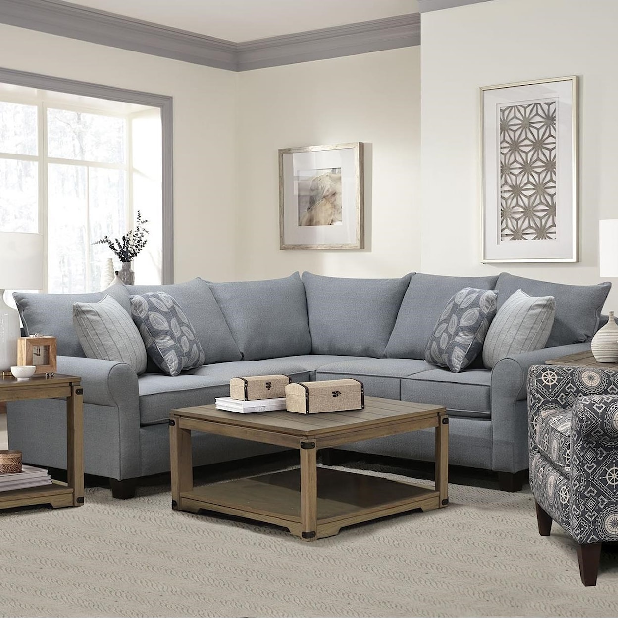 England Clementine Sectional Sofa