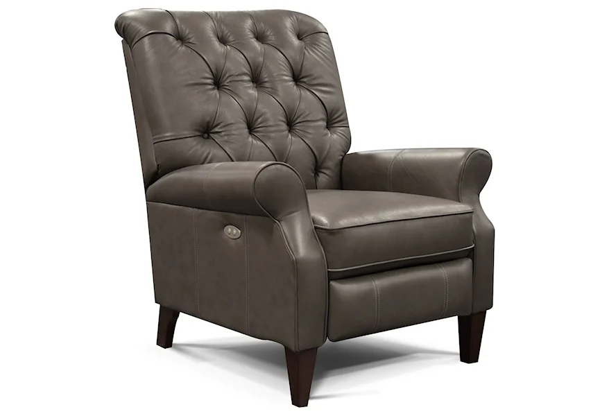Conway All Leather Push Back Recliner by England at SuperStore