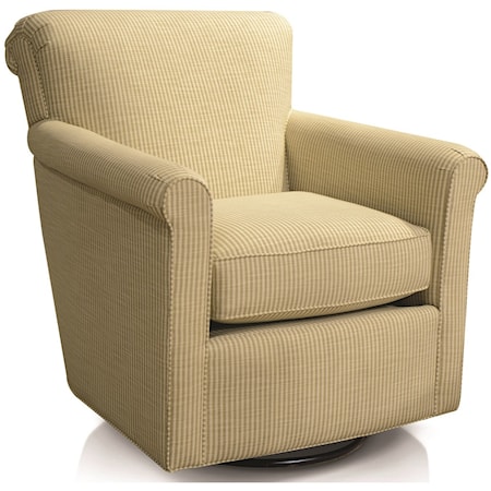 Rolled Back Swivel Chair
