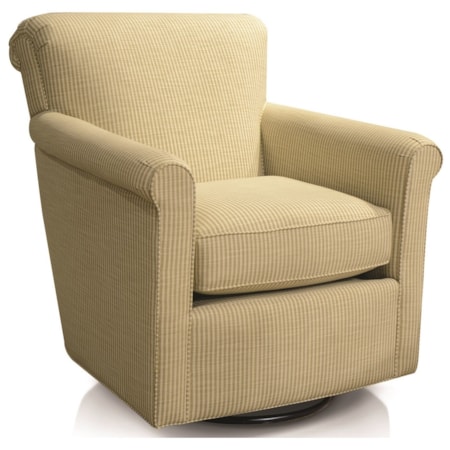 Rolled Back Swivel Chair
