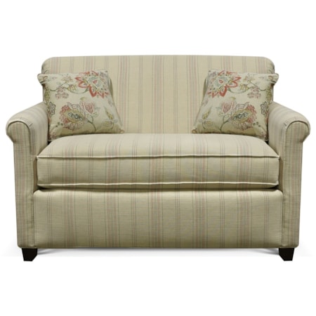 Rolled Back Loveseat