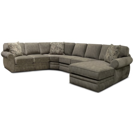 4 Piece Stationary Sectional