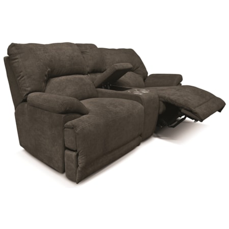 Double Reclining Console Loveseat
