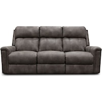 Power Reclining Sofa with Power Tilt Headrests and Nails