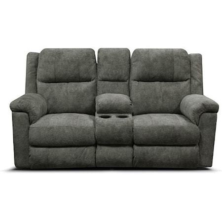 Double Power Reclining Loveseat Console