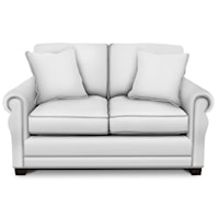 Traditional Rolled Arm Loveseat