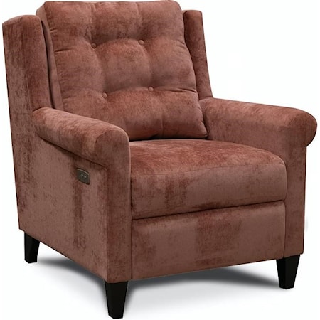 Accent Chair with Power Ottoman