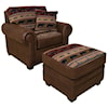 England 2260/N Series Upholstered Chair and Ottoman