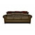 England 2260/N Series Stationary Sofa with Large Rolled Arms