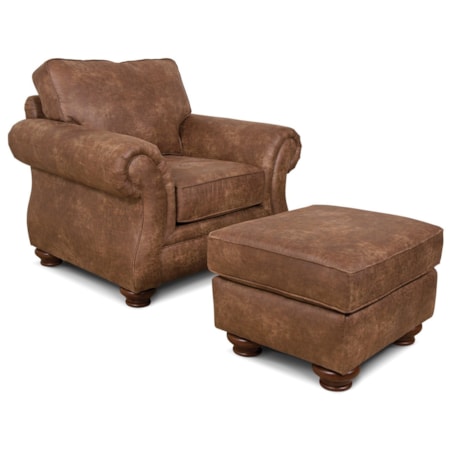 Chair & Ottoman