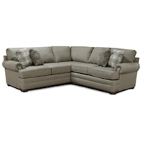 2 Piece Sectional with Nailhead Accents