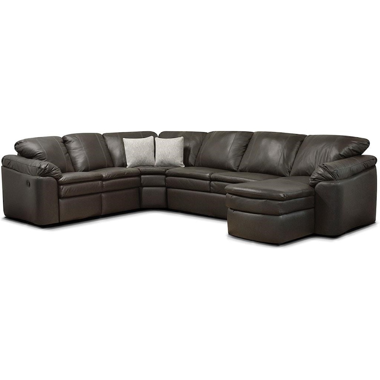 England 7300/L Series Reclining Sectional with Chaise