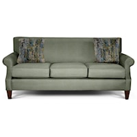 3 Seat Tight Back Sofa with Rolled Sock Arms