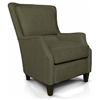 Plush Back Club Chair with Upgraded Frame