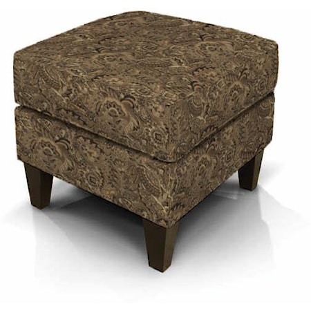 Tapered Leg Ottoman