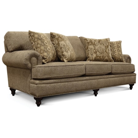 Sofa with Nailhead Trim