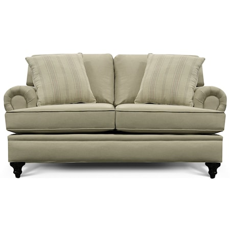 Rolled Arm Loveseat