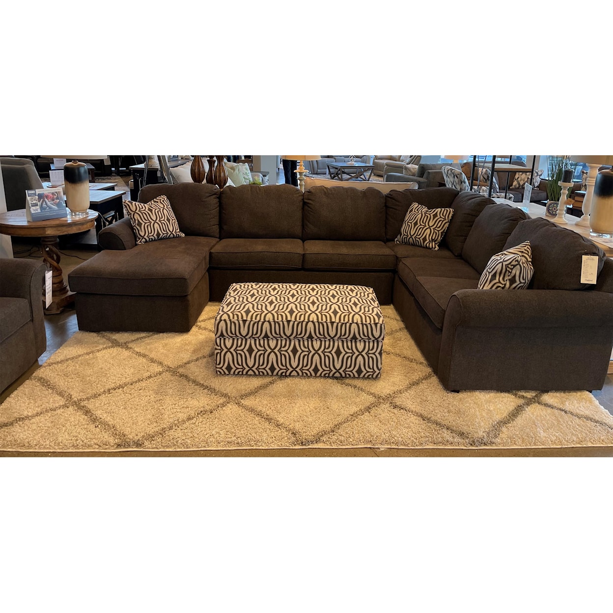 England 2400/X Series - Malibu 5-6 Seat (left side) Chaise Sectional