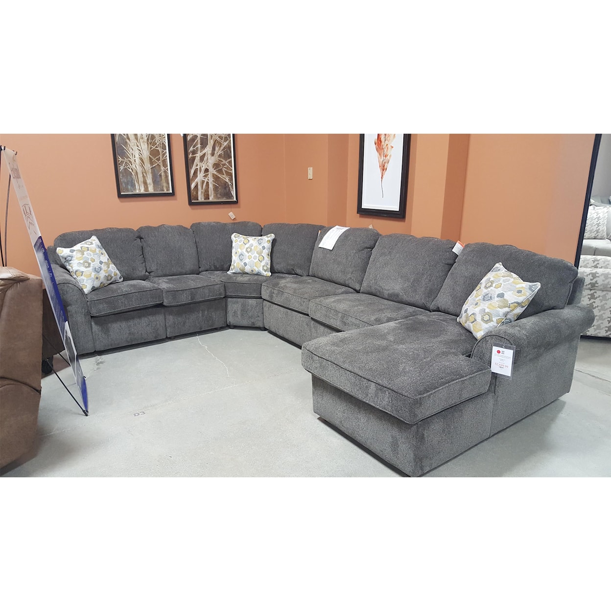 England 2400/X Series - Malibu 4 Piece Sectional